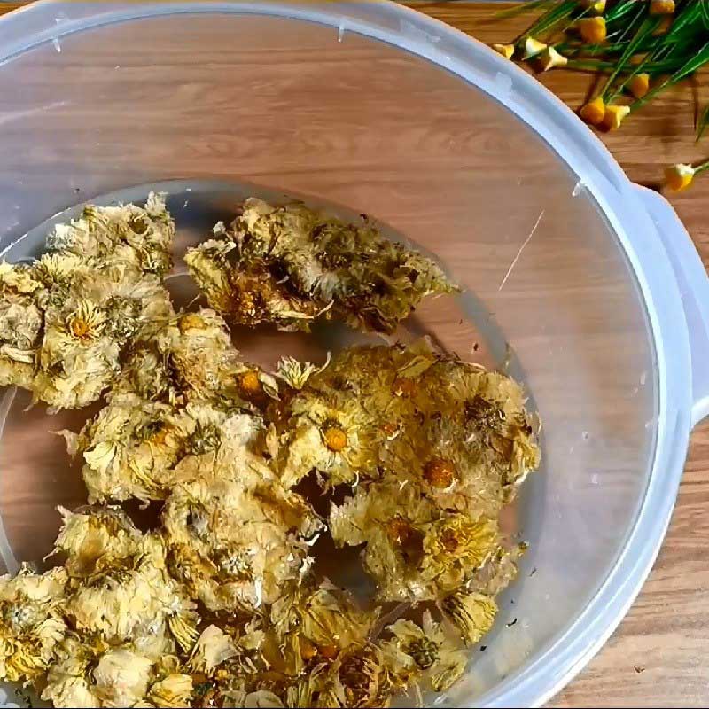 Sơ chế bông cúc