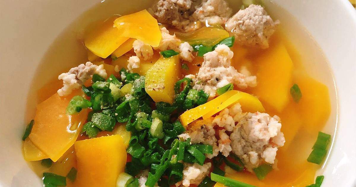 Thành phẩm món canh đu đủ xanh ngon