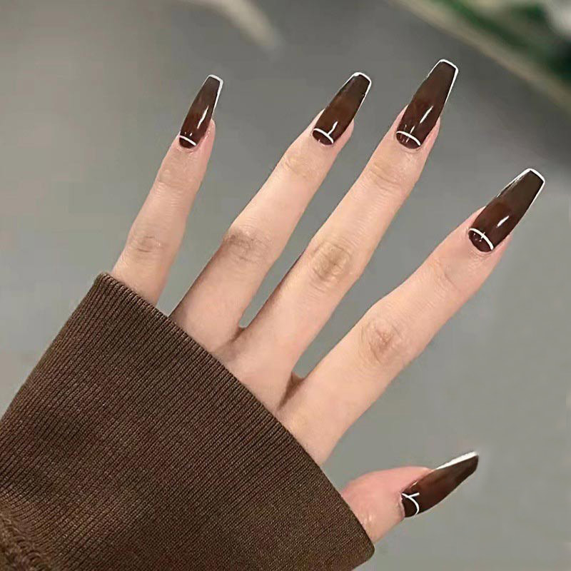 Mẫu nail xinh móng vuông