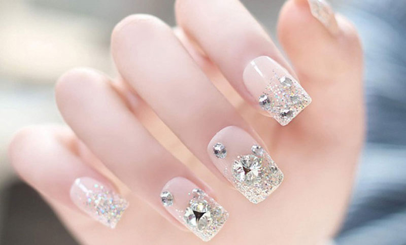 Mẫu nail xinh móng vuông