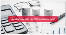 6 Mẫu bảng lương nhân viên 2024 đơn giản (tải Excel)