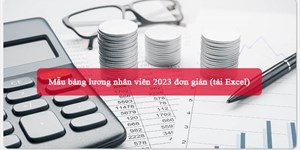 6 Mẫu bảng lương nhân viên 2024 đơn giản (tải Excel)