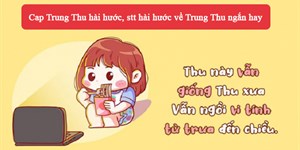 Cap Trung Thu hài hước, stt hài hước về Trung Thu ngắn hay