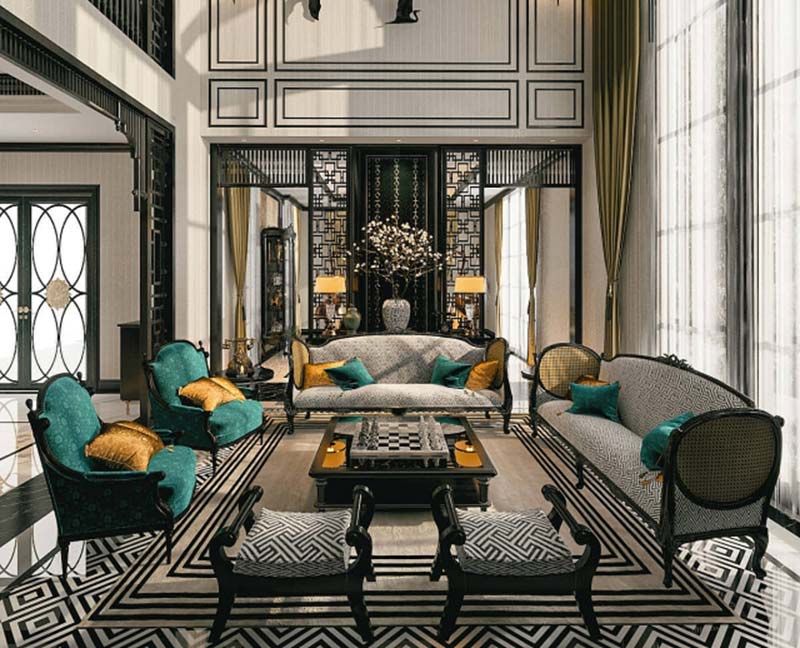 Phong cách indochine hiện đại