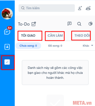 Tính năng lên kế hoạch và kiểm soát công việc trên zalo