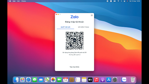 Cách cài đặt Zalo trên máy tính Macbook