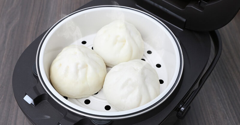 Hướng dẫn hấp bánh bao bằng nồi cơm điện