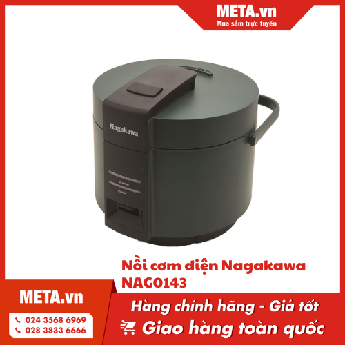Nồi cơm điện Nagakawa NAG0143 dung tích 1.8 lít