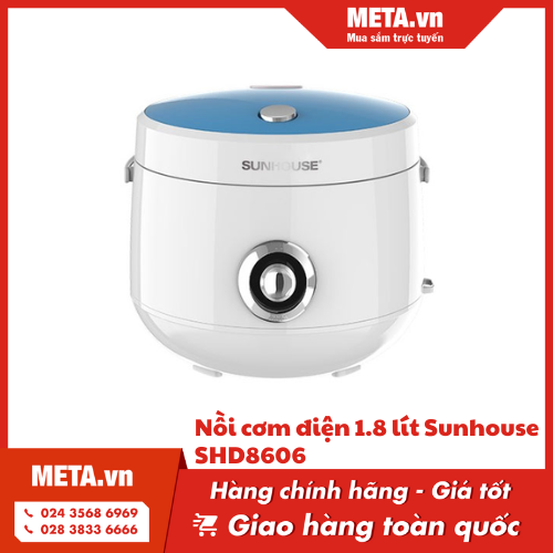Nồi cơm điện 1.8 lít Sunhouse SHD8606