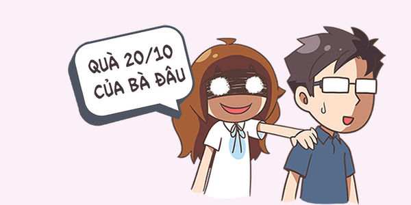 Ảnh chế đòi quà 20/10