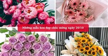 Những mẫu hoa đẹp chúc mừng ngày 20/10