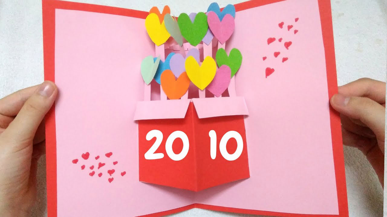 Mẫu thiệp 20/10 handmade đẹp