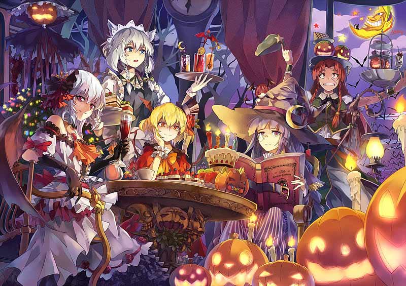 Hình nền anime Halloween