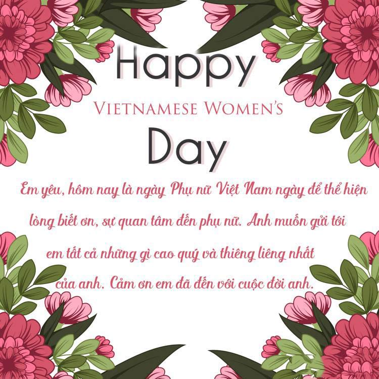 Thiệp chúc mừng 20/10 cho bạn gái, vợ mẫu 12