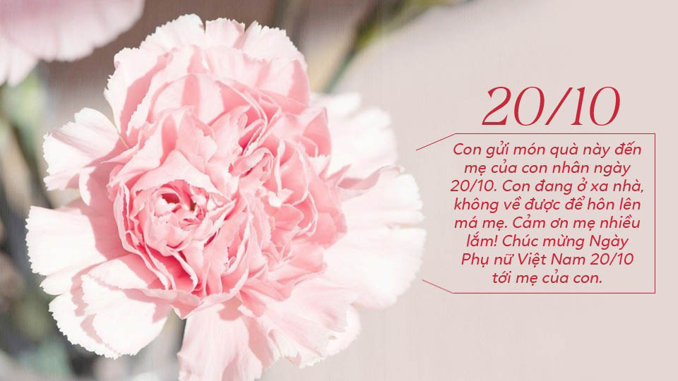 Thiệp chúc mừng 20/10 cho mẹ mẫu 7