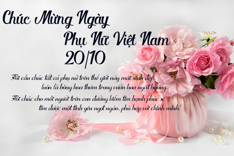 Thiệp chúc mừng 20/10 tới một nửa thế giới