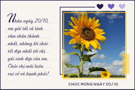 Hình ảnh chúc 20/10