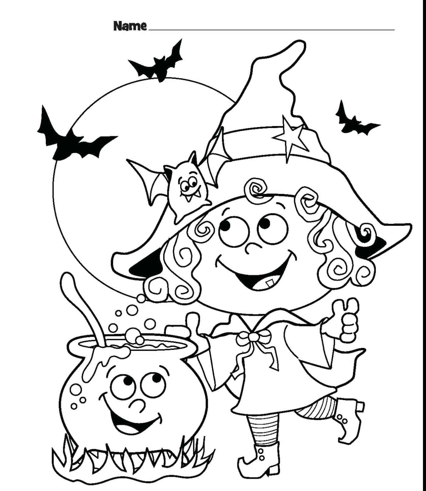 Tranh tô màu Halloween, hình Halloween tô màu cho bé đẹp nhất