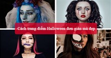 Cách trang điểm Halloween đơn giản mà đẹp
