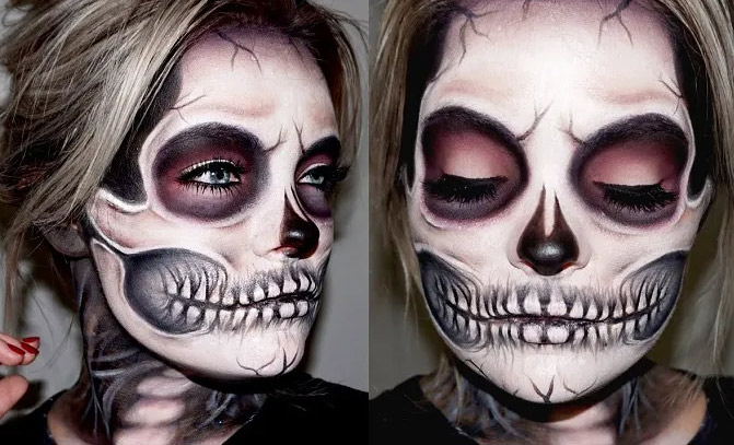 Hóa trang thành hình đầu lâu