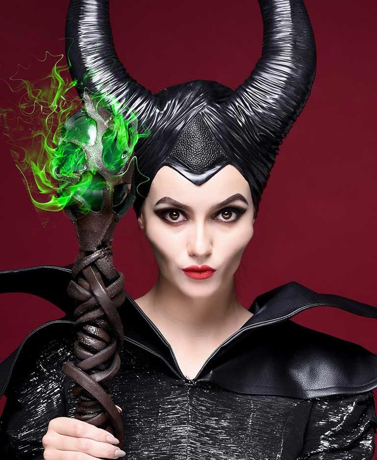Hóa trang thành phù thủy kinh dị