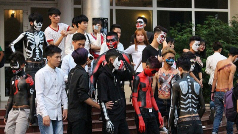 Địa điểm vui chơi Halloween - Học viện Báo chí Tuyên truyền