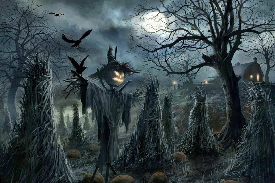 Tranh vẽ Halloween 3D đẹp nhất