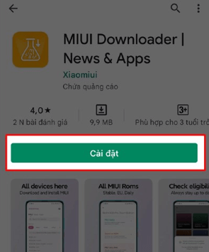  Nhấn vào nút Cài đặt để xem tin nhắn đã thu hồi trên Zalo trên Xiaomi