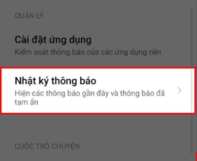 Bật nhật ký thông báo để xem tin nhắn Messenger đã thu hồi
