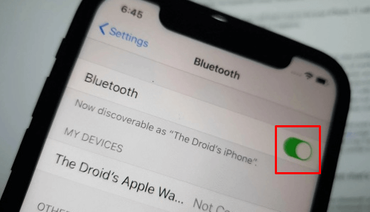 Bật Bluetooth cho điện thoại iPhone