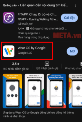 Tìm và tải ứng dụng Wear OS by Google