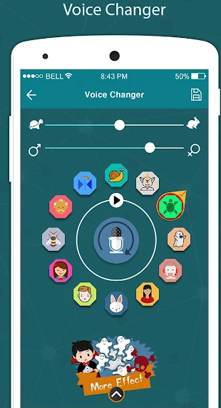 Girls Voice changer Male to Female - app thay đổi giọng nói khi gọi điện thoại