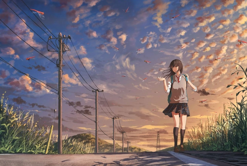 Hình nền máy tính anime phong cảnh