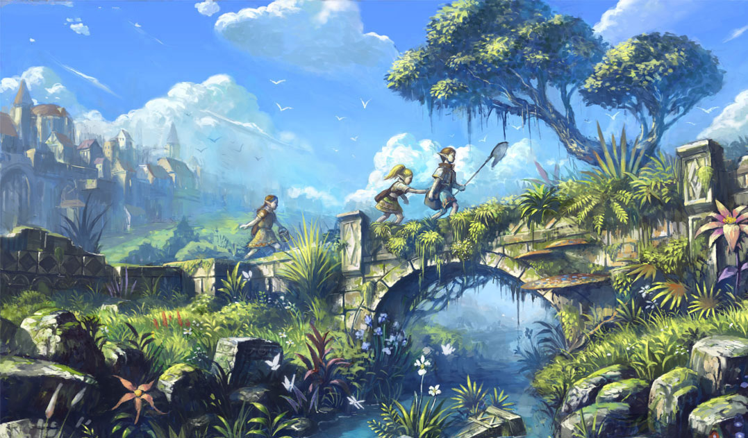 Hình nền máy tính anime phong cảnh