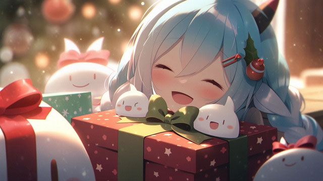 Hình nền máy tính anime cute