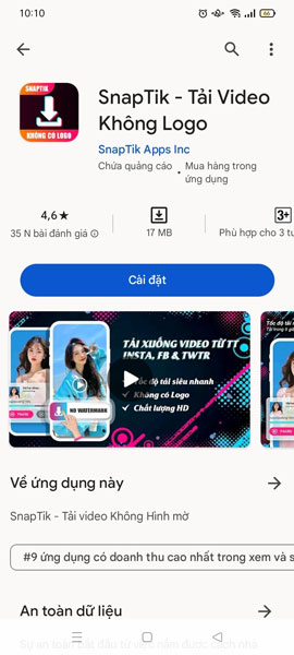 Cách tải video TikTok Trung Quốc không logo cho Android