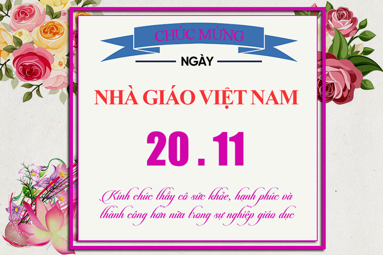 Hình ảnh chúc mừng 20/11