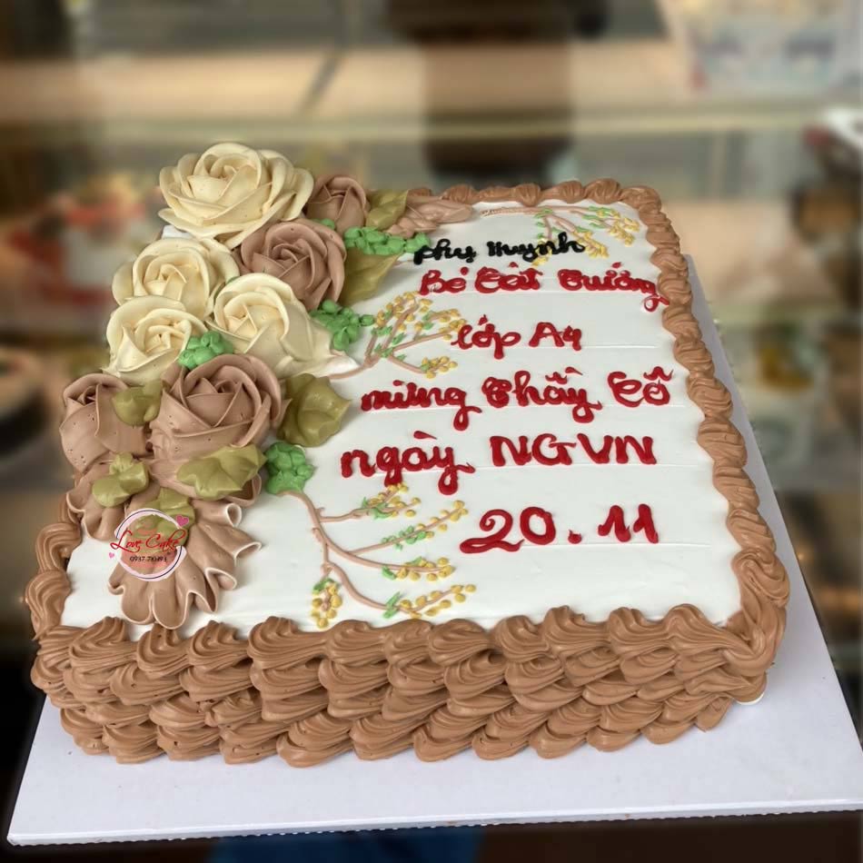 Bánh kem ngày Nhà Giáo Việt Nam