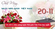 Stt 20/11 chúc mừng ngày Nhà giáo Việt Nam hay, ngắn
