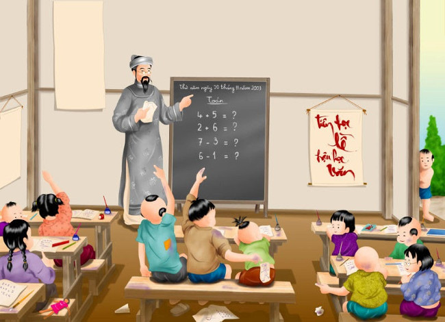 Truyền cười ngày 20/11 viết báo tường