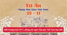 Mẫu background 20/11, phông nền ngày Nhà giáo Việt Nam đẹp nhất