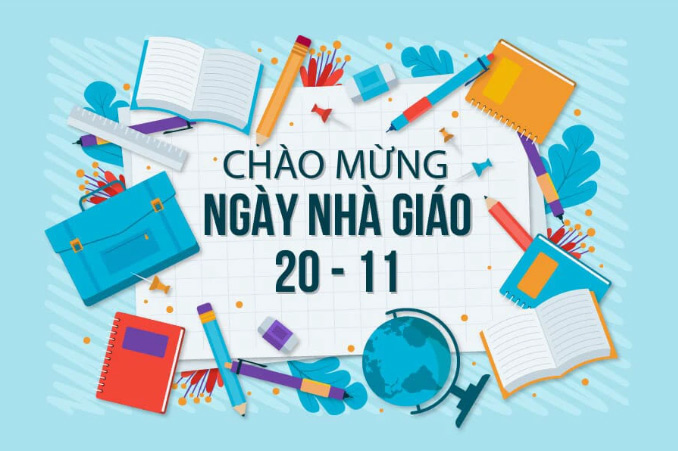 Background ngày Nhà giáo Việt Nam 20/11