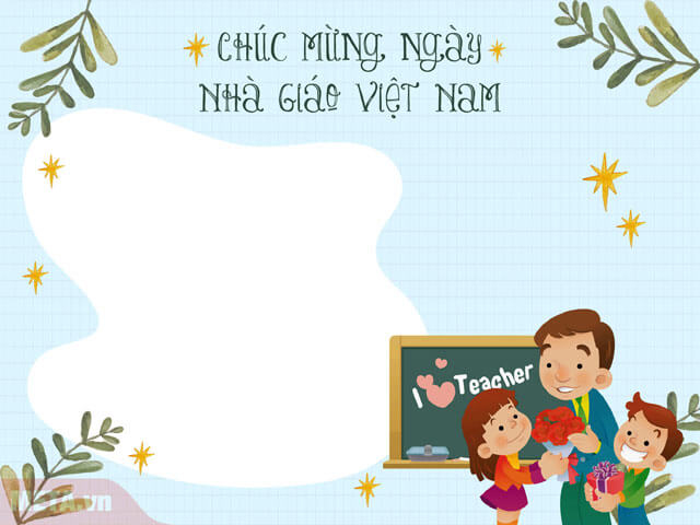 Mẫu thiệp chúc mừng 20 tháng 11 điện tử