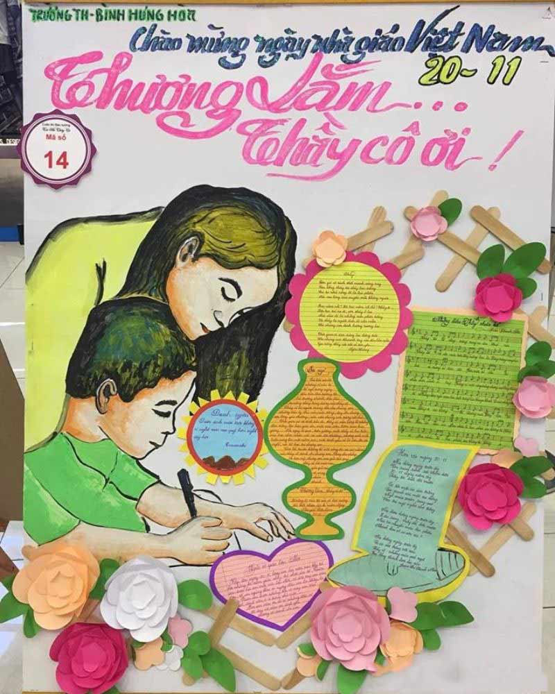 Mẫu bích báo 20/11