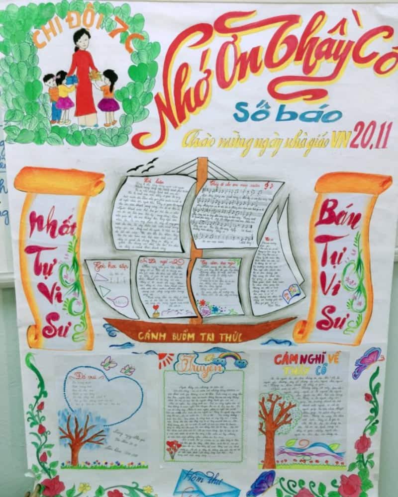 Mẫu bích báo 20/11