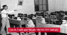 Lịch sử, ý nghĩa ngày Nhà giáo Việt Nam 20/11 ngắn gọn