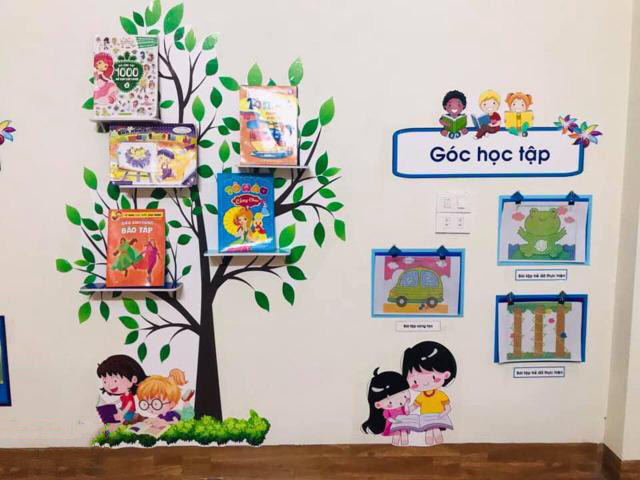 Bảng 20/11 trang trí mầm non