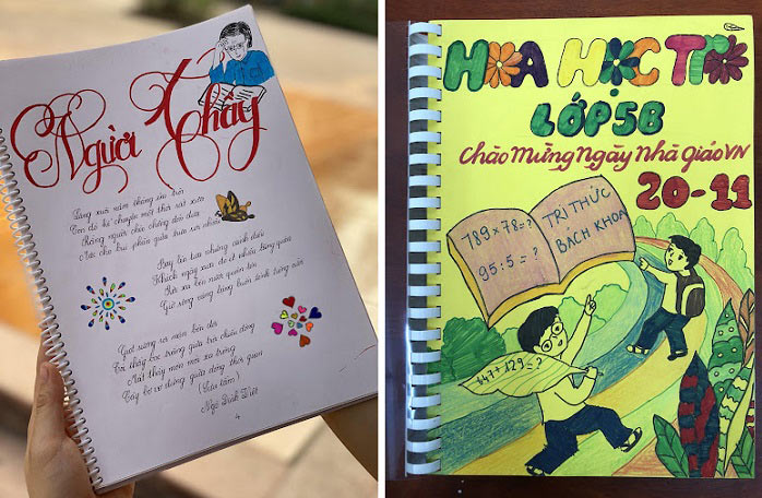 Mẫu tập san 20/11 đẹp mừng ngày Nhà giáo Việt Nam