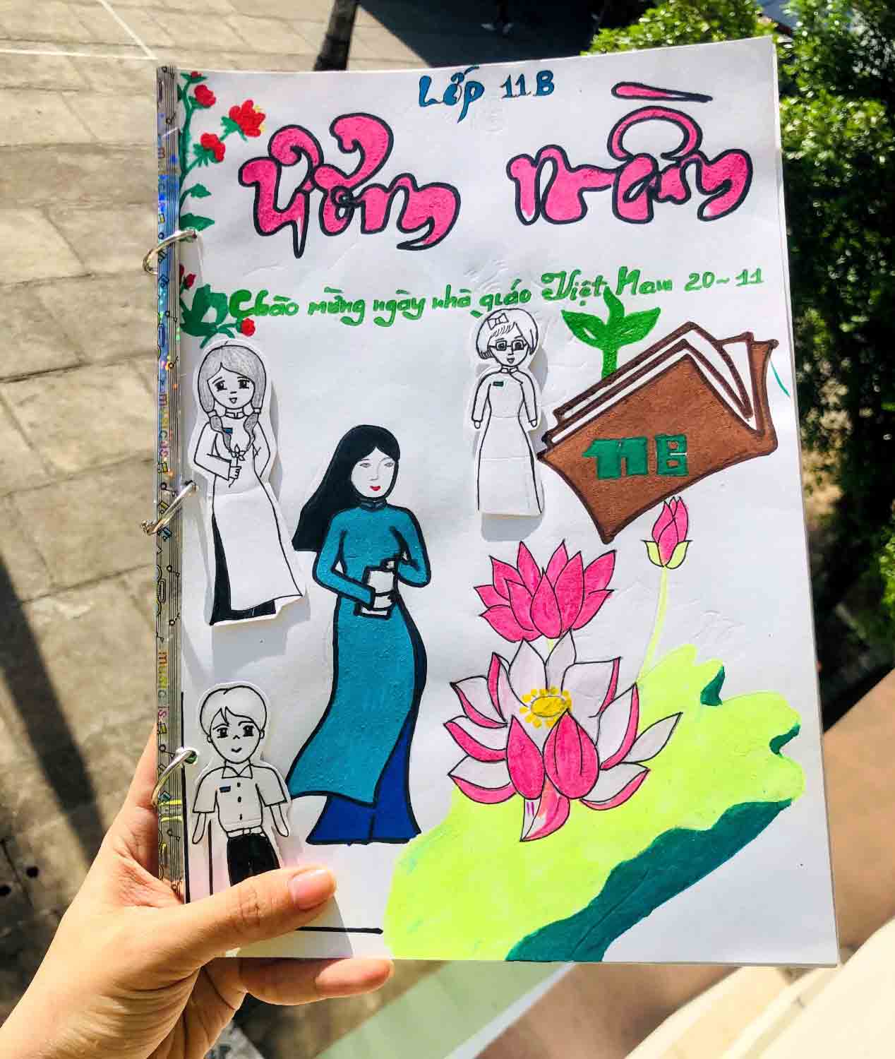 Mẫu tập san 20/11 đẹp mừng ngày Nhà giáo Việt Nam