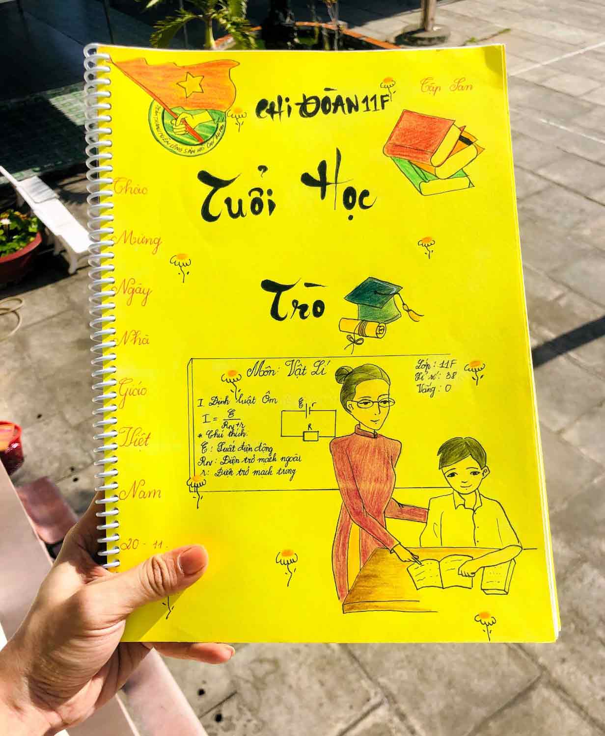 Mẫu tập san 20/11 đẹp mừng ngày Nhà giáo Việt Nam